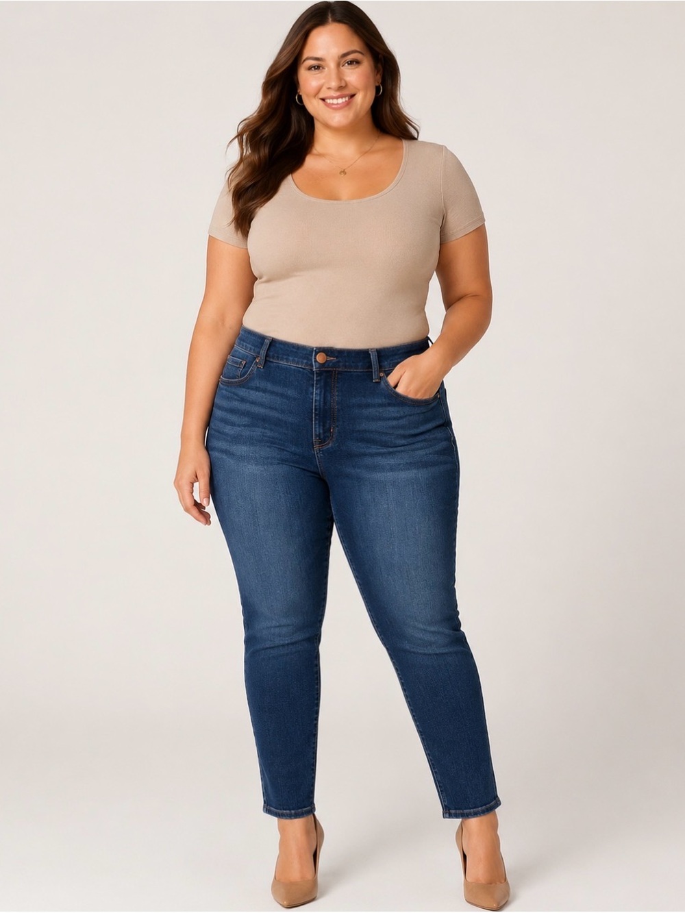 Lane Bryant Dark Blue Skinny Jeans size 18